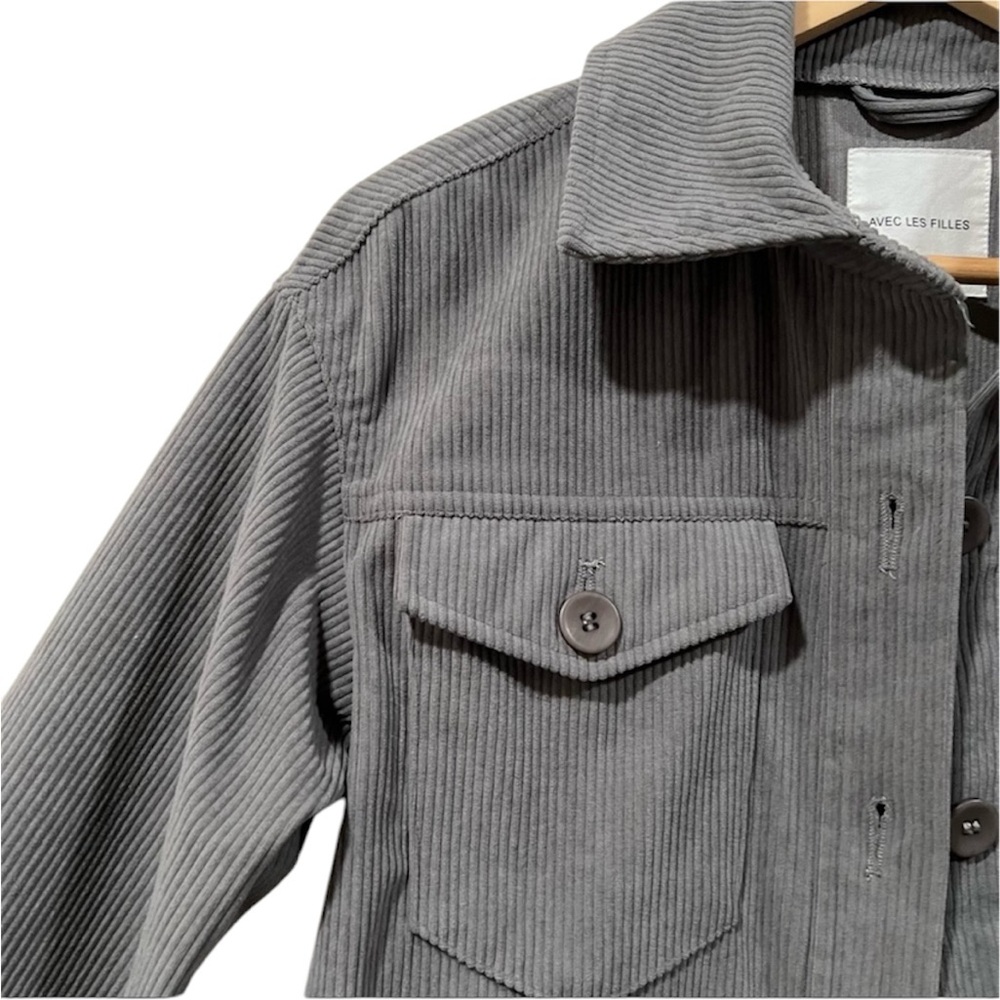 Anthropologie brand Avec Les Filles Oversized Button Down Corduroy Shacket